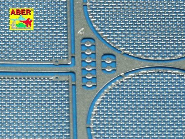 Aber 35G21 Grilles for german tank destroyer Jagdpanther Ausf.G1 early 1/35 – zdjęcie 3