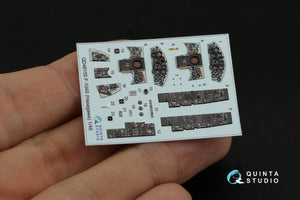 Quinta Studio QD48150 F-104S 3D-Printed &amp;amp; colored Interior on decal paper (Hasegawa) 1/48 – image 8