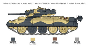 Italeri 6579 Crusader II w/ 8th Army Infantry 1/35 – zdjęcie 4