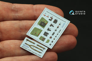 Quinta Studio QD72165 P-39Q/N Airacobra 3D-Printed coloured Interior on decal paper (Arma Hobby) 1/72 – zdjęcie 3