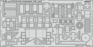 Eduard 49963 He 111H-16 radio compartment 1/48 ICM – image 2