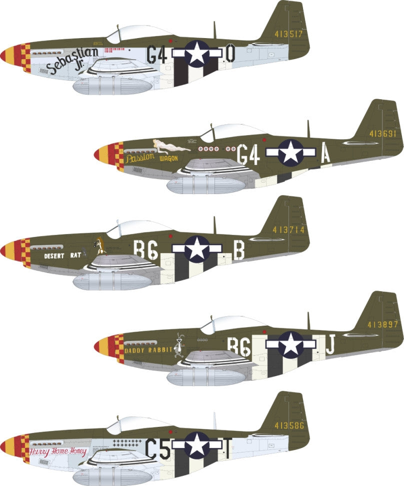 Eduard D72052 P-51D-5 &amp;#39;357th FG&amp;#39; EDUARD 1/72 – image 2