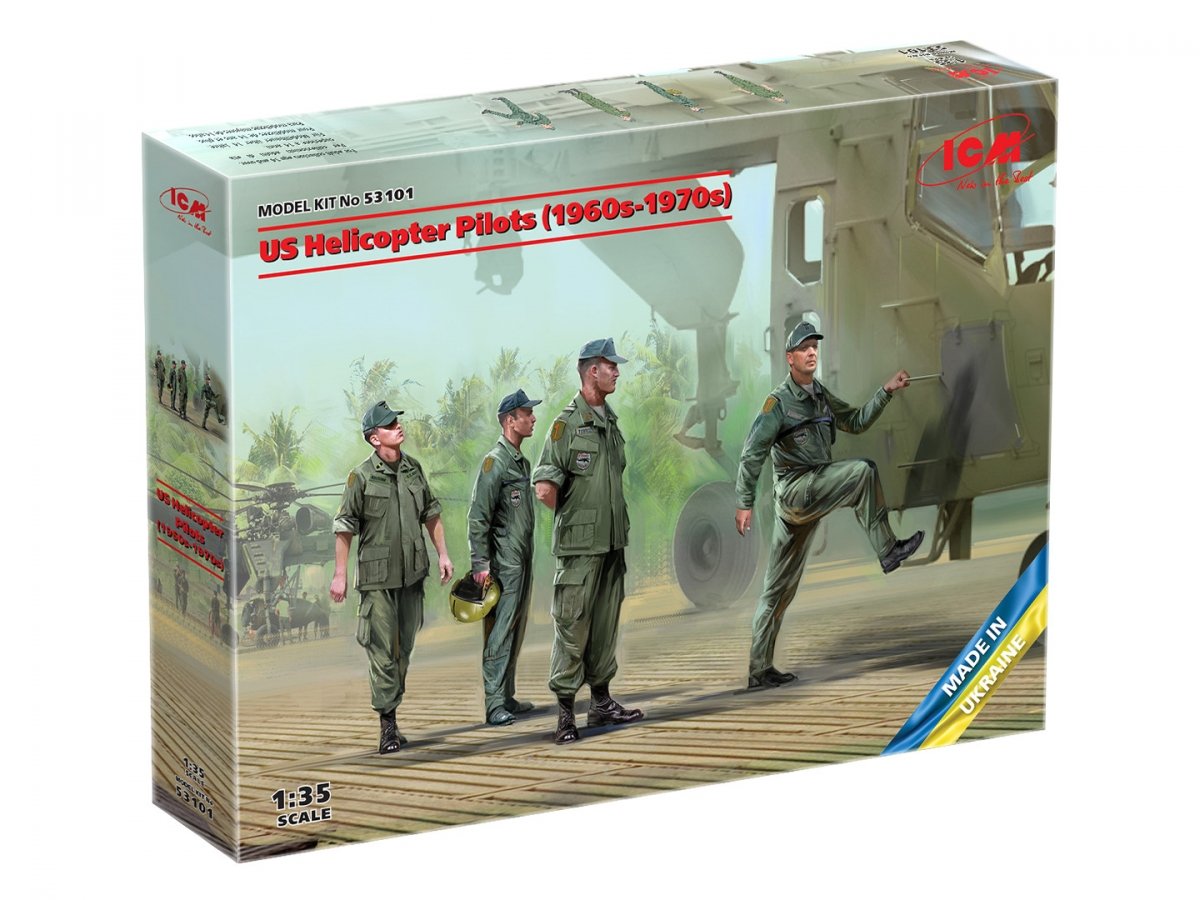 ICM 53101 US Helicopter Pilots (1960s-1970s) 1/35 – image 2