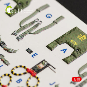 KELIK K48056 F-4G INTERIOR 3D DECALS FOR MENG KIT 1/48 – image 10