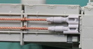 Eureka XXL ER-3575 K2 Black Panther MBT Towing Cables &amp;amp; Holders (Academy) 1/35 – zdjęcie 4