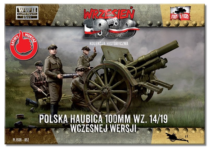 First to Fight PL052 Polish 100mm Howitzer wz. 14/19 early version (1/72) – image 2