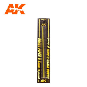 AK Interactive AK9107 BRASS PIPES 0.8MM Ø. 5 UNITS. – zdjęcie 2