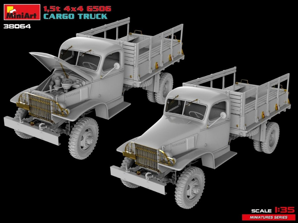 MiniArt 38064 1.5t 4×4 G506 CARGO TRUCK 1/35 – image 9
