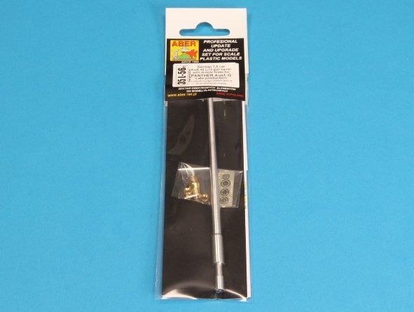 Aber 35L-056N German 7,5cm KwK42L/70 gun barrel with muzzle brake for Panther Ausf. G Late production 1/35 – zdjęcie 3