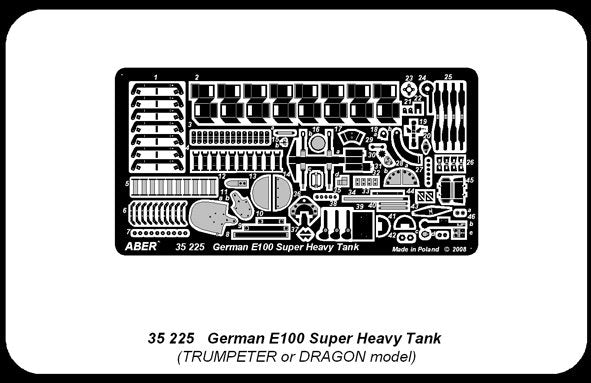 Aber 35225 German super heavy tank E100 1/35 – zdjęcie 5