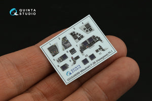 Quinta Studio QDS-48059 Mitsubishi F-2B 3D-Printed coloured Interior on decal paper (Hasegawa) (small version) 1/48 – zdjęcie 5
