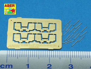 Aber 350L-47 Set of 16 pcs 2cm barrels for German Flakvierling 38 with shields 1/350 – zdjęcie 2