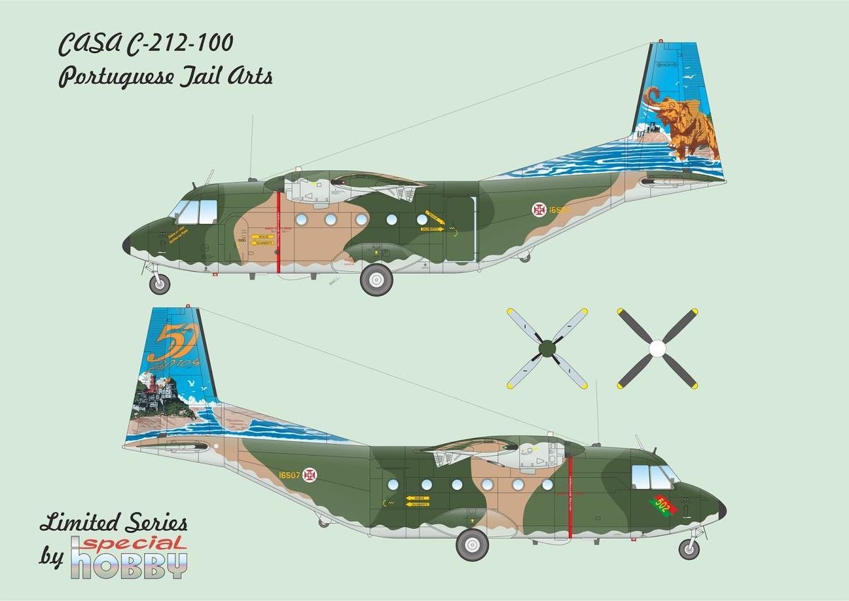 Special Hobby 72376 CASA C.212-100 TAIL ART (LIMITED EDITION) 1/72 – image 8