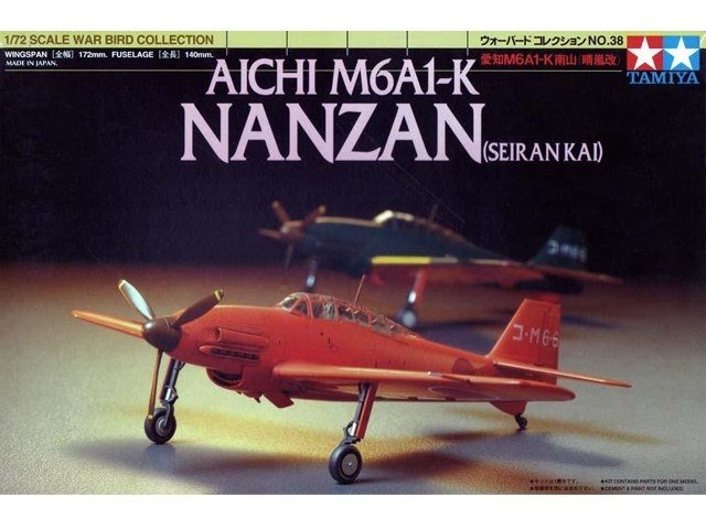 Tamiya 60738 Aichi M6A1-K Nanzan (Seiran Kai) (1/72) 