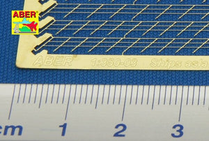 Aber 350-03 Ships aslant railing at 45 degree 1/350 – image 3