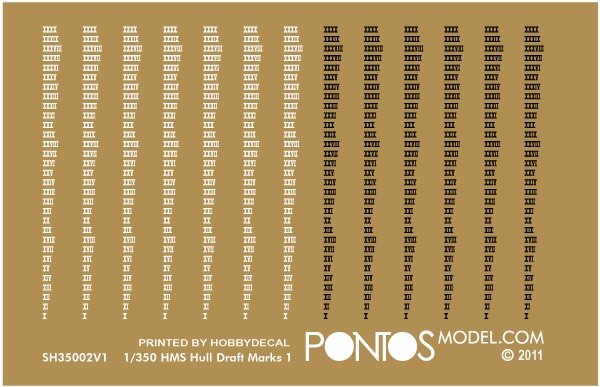 Pontos 35027WD1 HMS Warspite Wooden Deck set 1943 1/350 – image 4