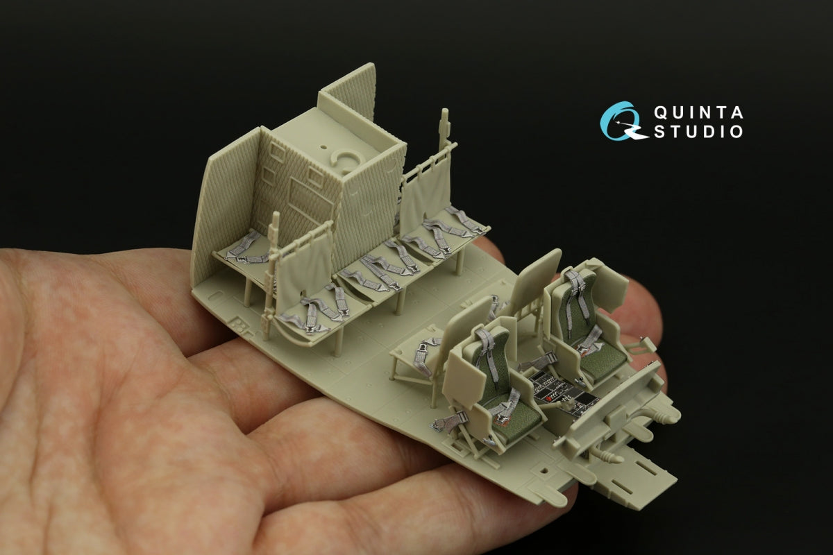 Quinta Studio QD48267 UH-1D 3D-Printed coloured Interior on decal paper (KittyHawk) 1/48 – zdjęcie 7