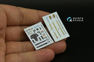 Quinta Studio QD48271 Hs 129B-2 3D-Printed &amp;amp; colored Interior on decal paper (Hasegawa) 1/48 – image 11