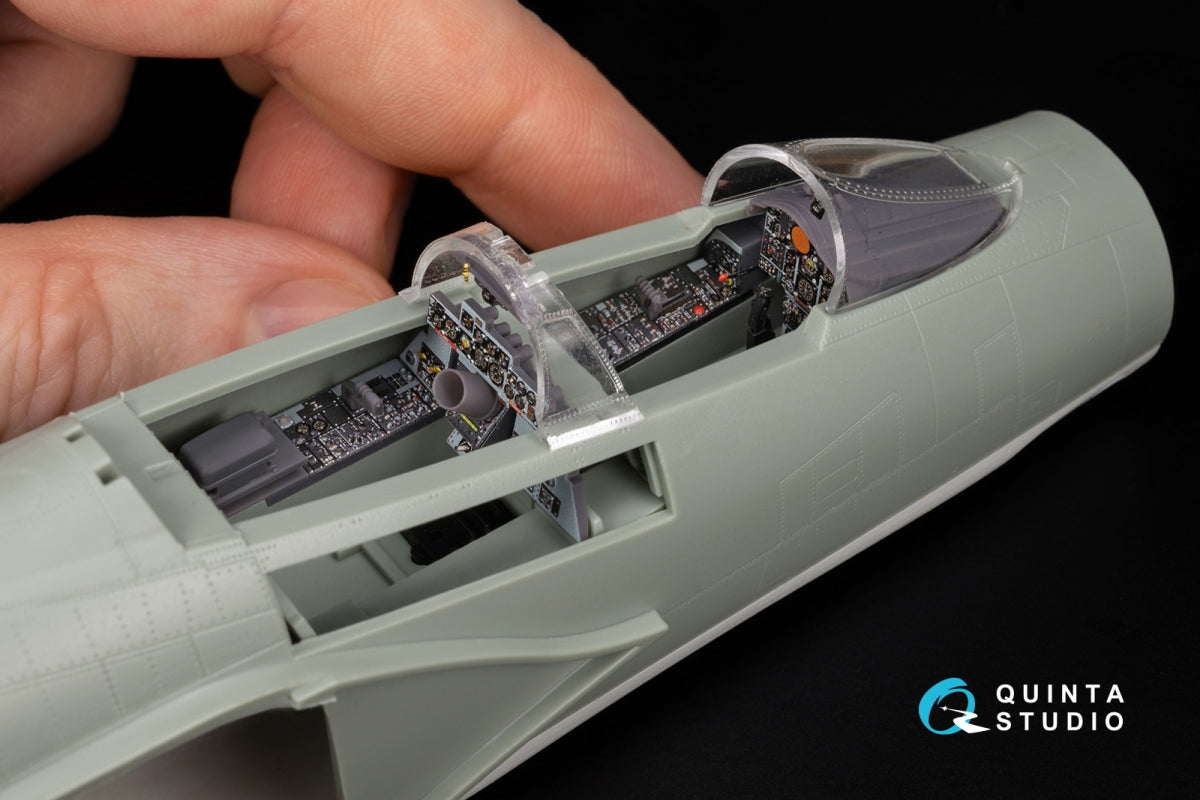 Quinta Studio QDS+48487 F-4C Phantom II 3D-Printed &amp;amp; coloured Interior on decal paper (Academy) (Small version) (with 3D-printed resin parts) 1/48 – zdjęcie 11