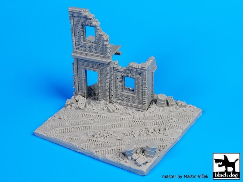 Black Dog D72009 House ruin Europe base 1/72 – zdjęcie 6