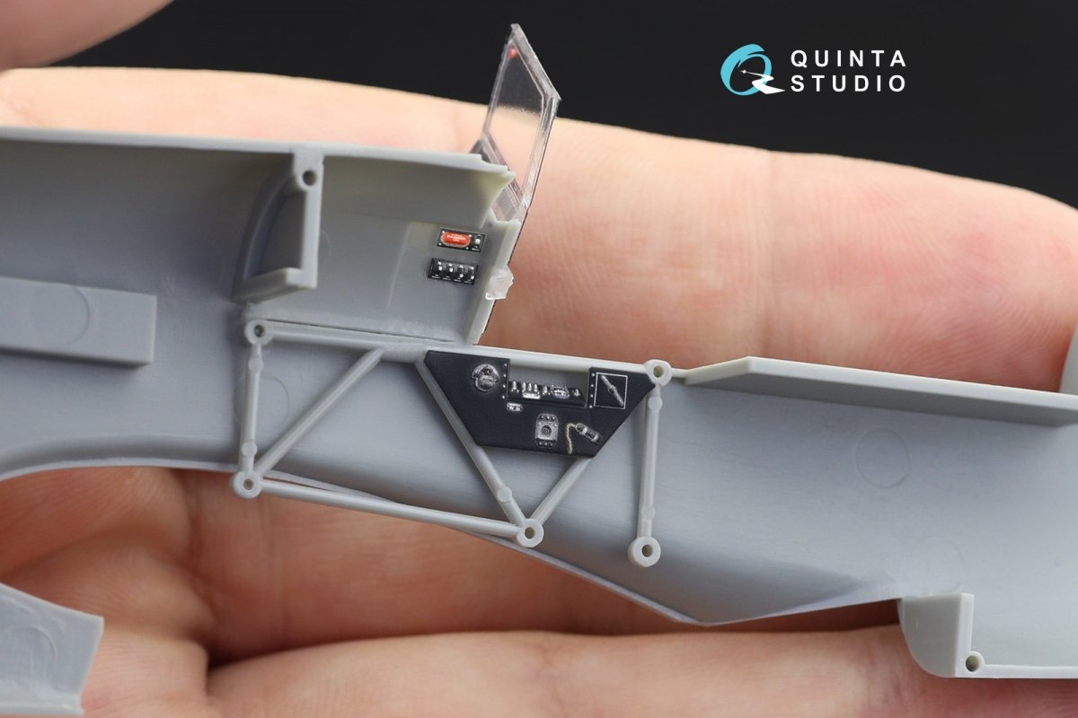 Quinta Studio QD48218 Hawker Typhoon Mk.1b early 3D-Printed &amp;amp; colored Interior on decal paper ( Hasegawa ) 1/48 – image 7