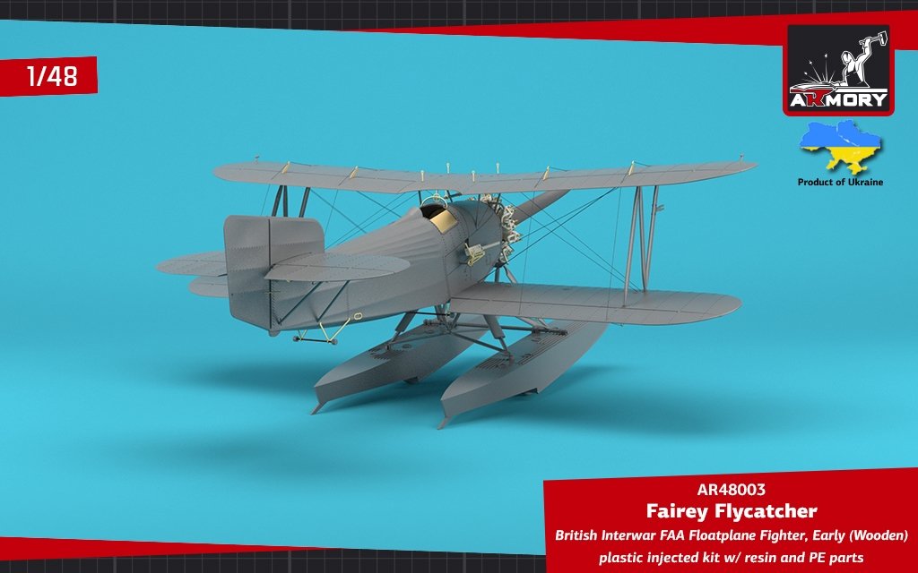 Armory Models 48003 Fairey Flycatcher British FAA Inter-War Floatplane Fighter, on Wooden Floats 1/48 – Bild 9