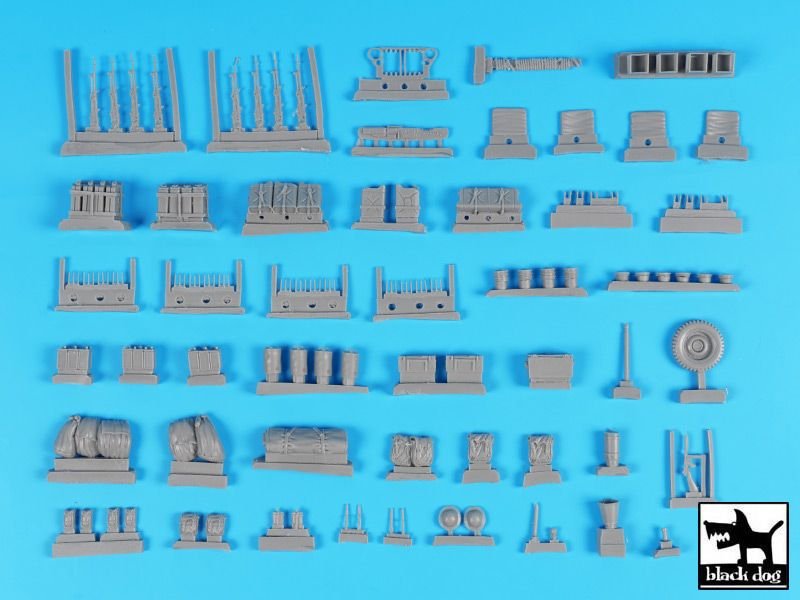Black Dog T35224 British SAS jeep Africa accessories set 1/35 – zdjęcie 6