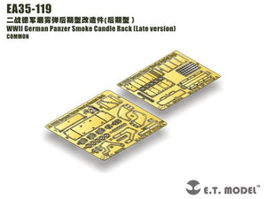 E.T. Model EA35-119 WWII German Panzer Smoke Candle Rack (Late version) 1/35 – zdjęcie 2