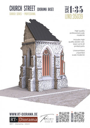 RT-Diorama 35039 Diorama Base: Church Street 1/35 – zdjęcie 2