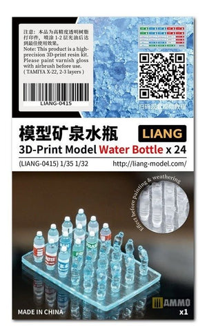 Liang 0415 3D-Print Model Water Bottle x 24 1/32 1/35 – zdjęcie 3