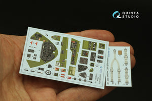 Quinta Studio QD32195 F6F-5 Hellcat 3D-Printed &amp;amp; colored Interior on decal paper (Trumpeter) 1/32 – image 5