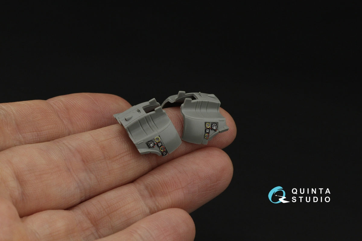 Quinta Studio QD48658 Hs 129B-3 3D-Printed &amp; coloured Interior on decal paper (Takom) 1/48