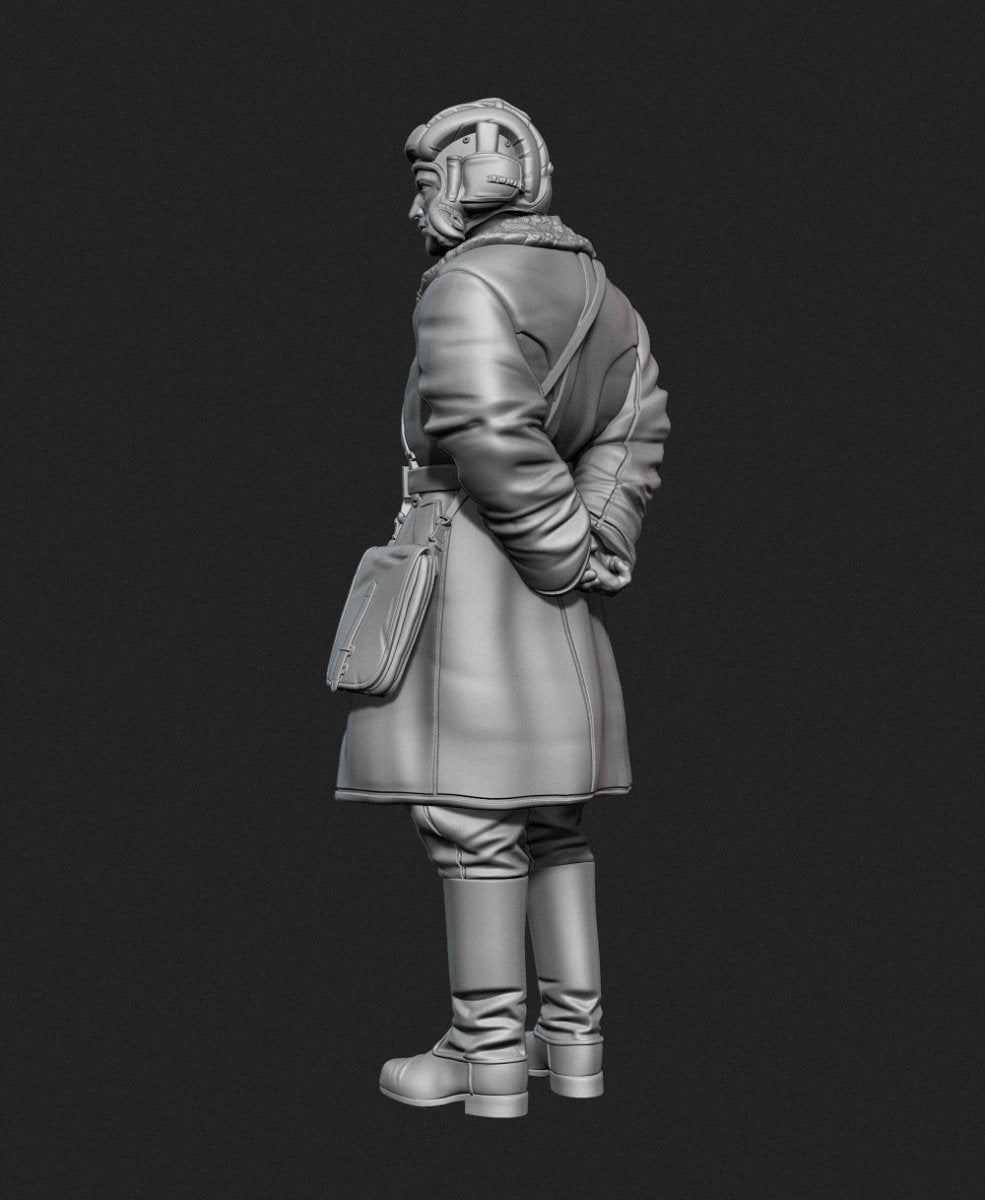 Panzer Art FI35-128 Soviet tank officer in sheepskin coat No.1 1/35 – zdjęcie 4