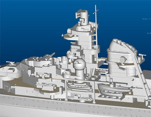 Trumpeter 05776 German Cruiser Admiral Hipper 1941 1/700 – zdjęcie 7