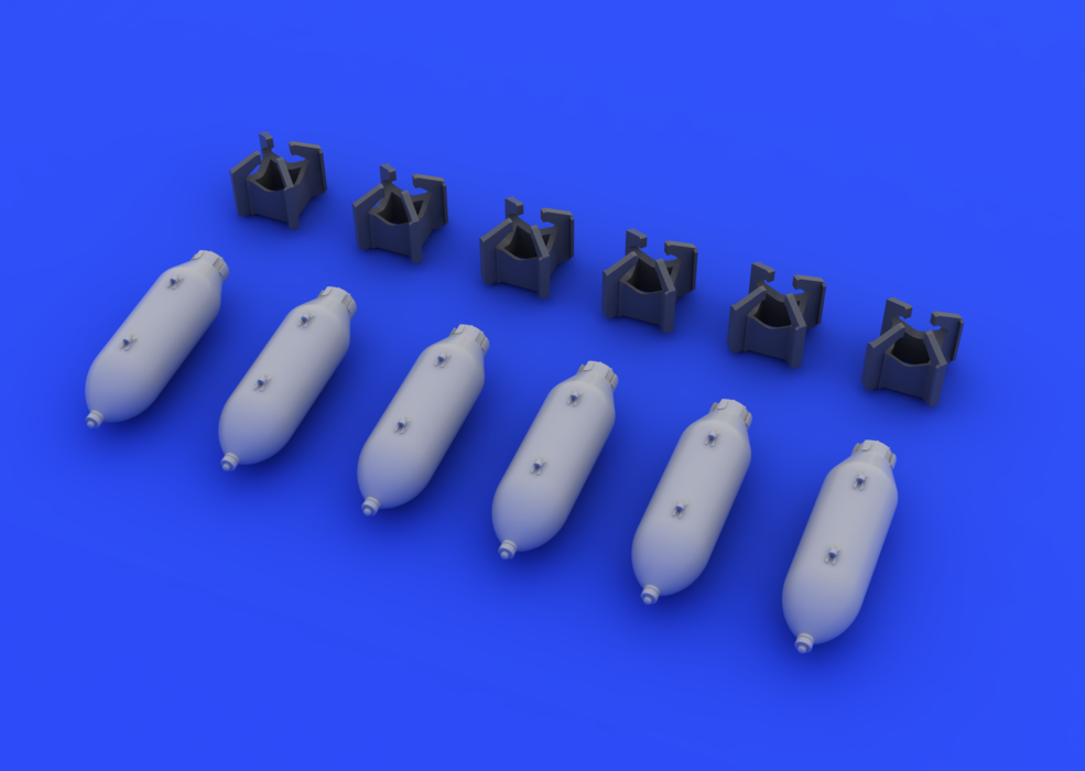 Eduard 672038 US 250lb bombs 1/72 – zdjęcie 2
