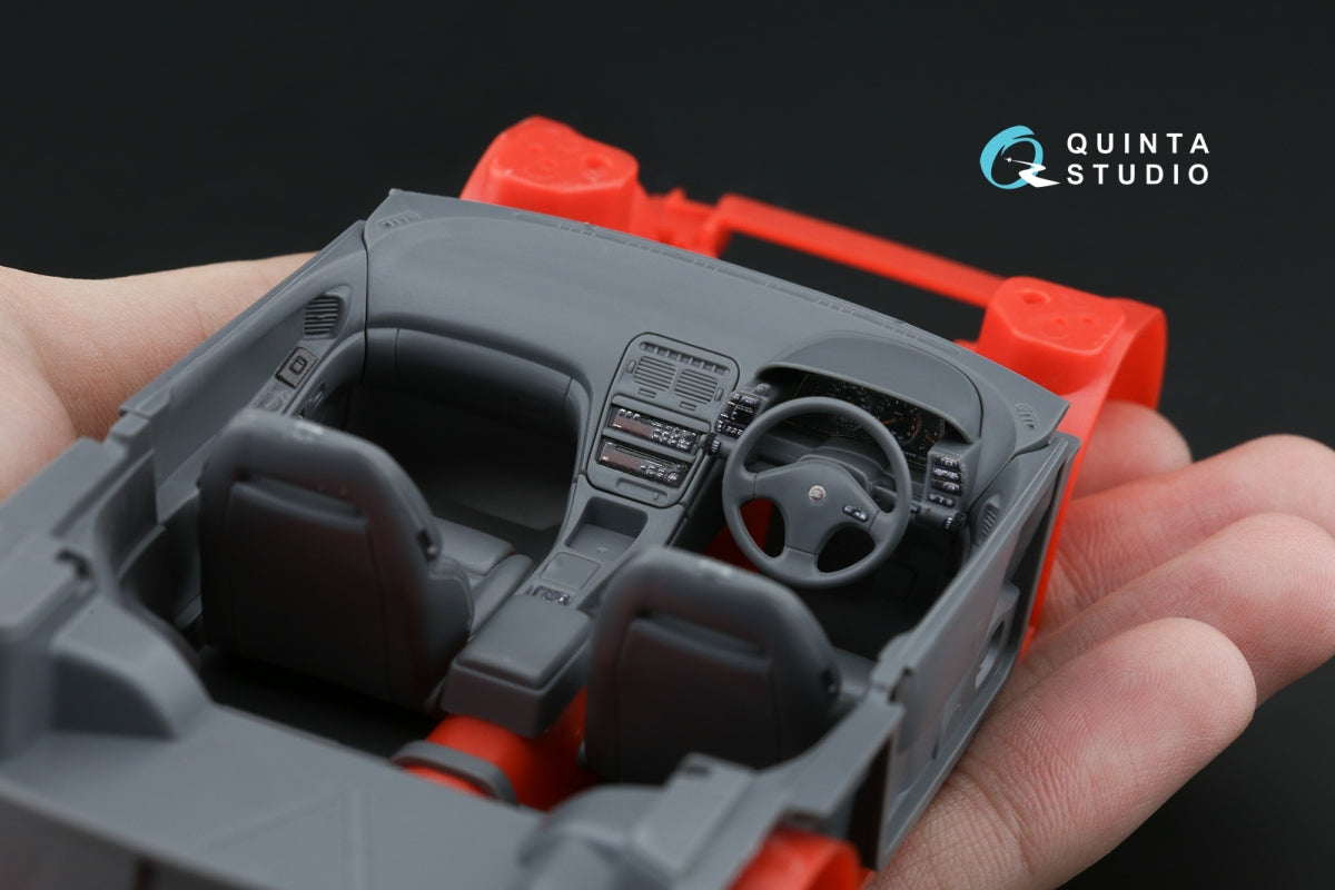 Quinta Studio QD24020 Nissan Fairlady 300ZX Z32 3D-Printed colored Interior on decal paper (Hasegawa) 1/24 – image 14