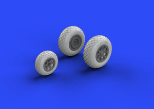 Eduard 648258 P-38 wheels ACADEMY 1/48 – zdjęcie 3