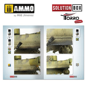AMMO of Mig Jimenez 2414300000 SOLUTION BOX – WWII GERMAN TANKS – zdjęcie 7