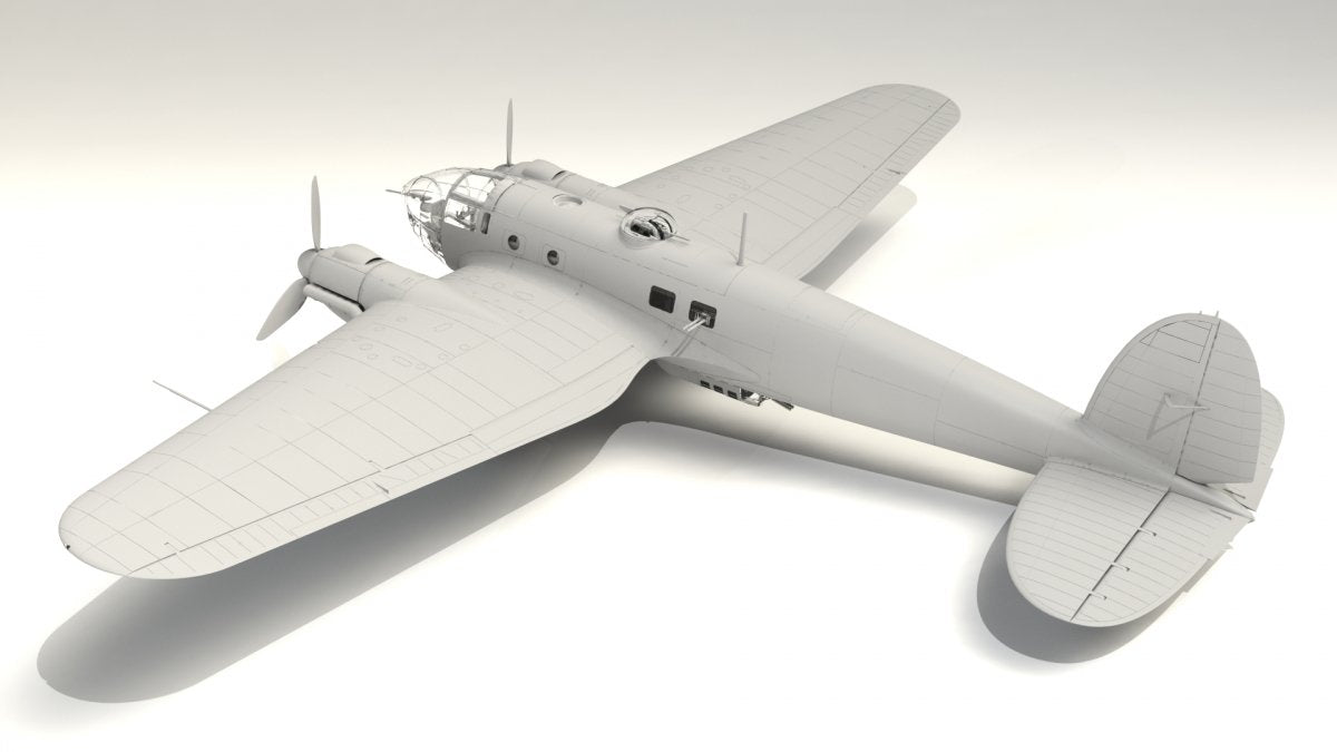ICM 48264 He 111H-20, WWII German Bomber 1/48 – zdjęcie 3
