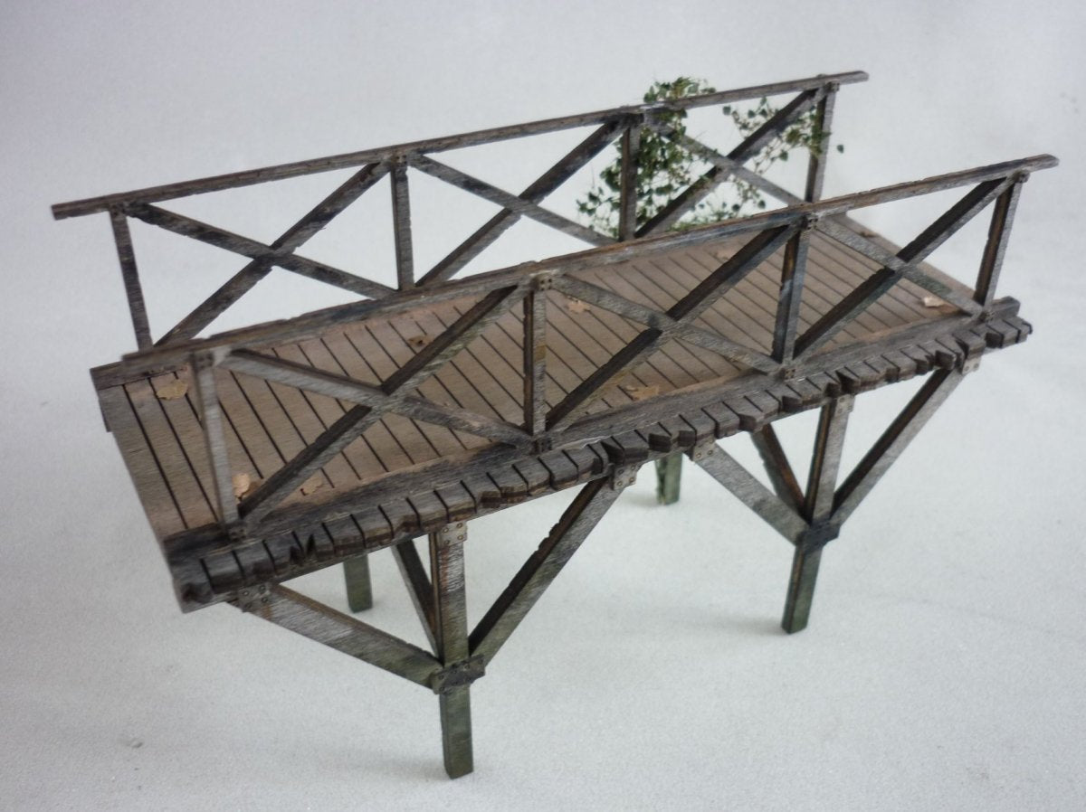 RT-Diorama 35518 Wooden bridge (small) 1/35 – zdjęcie 4