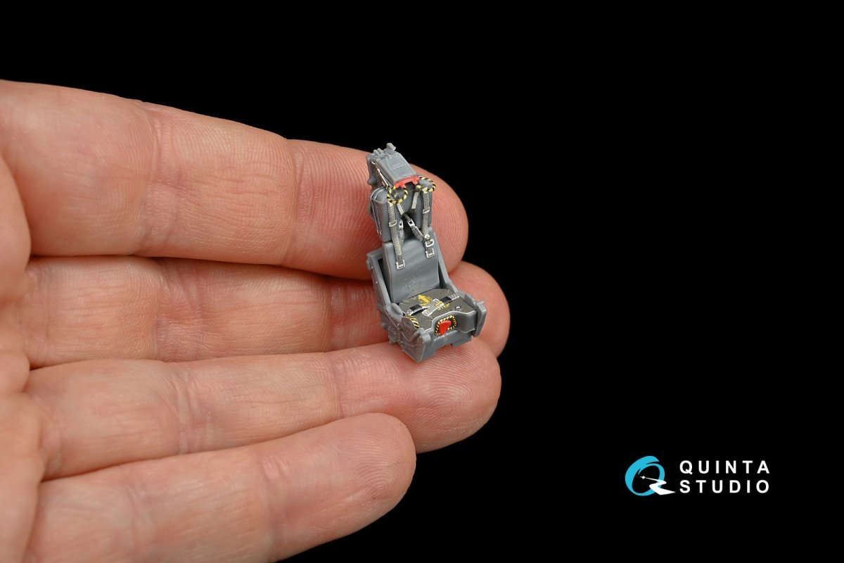 Intérieur imprimé en 3D et coloré sur papier décalcomanie Quinta Studio QD48159 F-4C (pour kit ZM SWS) 1/48 – image 3