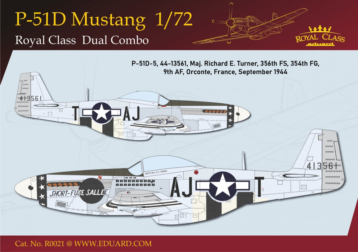 Eduard R0021 P-51D MUSTANG DUAL COMBO 1/72 – zdjęcie 28
