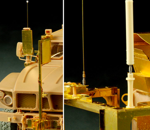 Voyager Model PEA298 Modern US M-ATV MRAP Rhino Anti IED Device sets (For KINETIC Model K61007) 1/35 – zdjęcie 2