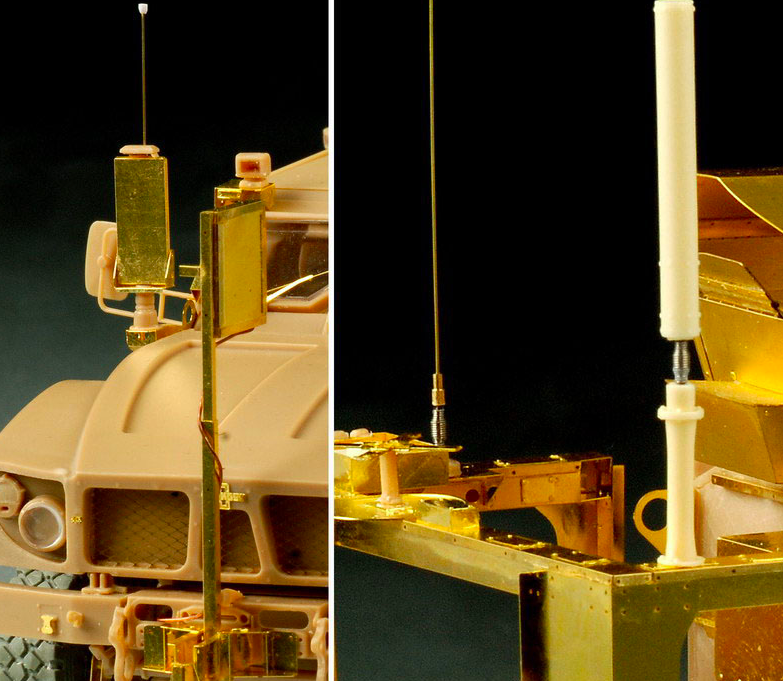 Voyager Model PEA298 Modern US M-ATV MRAP Rhino Anti IED Device sets (For KINETIC Model K61007) 1/35 – zdjęcie 2