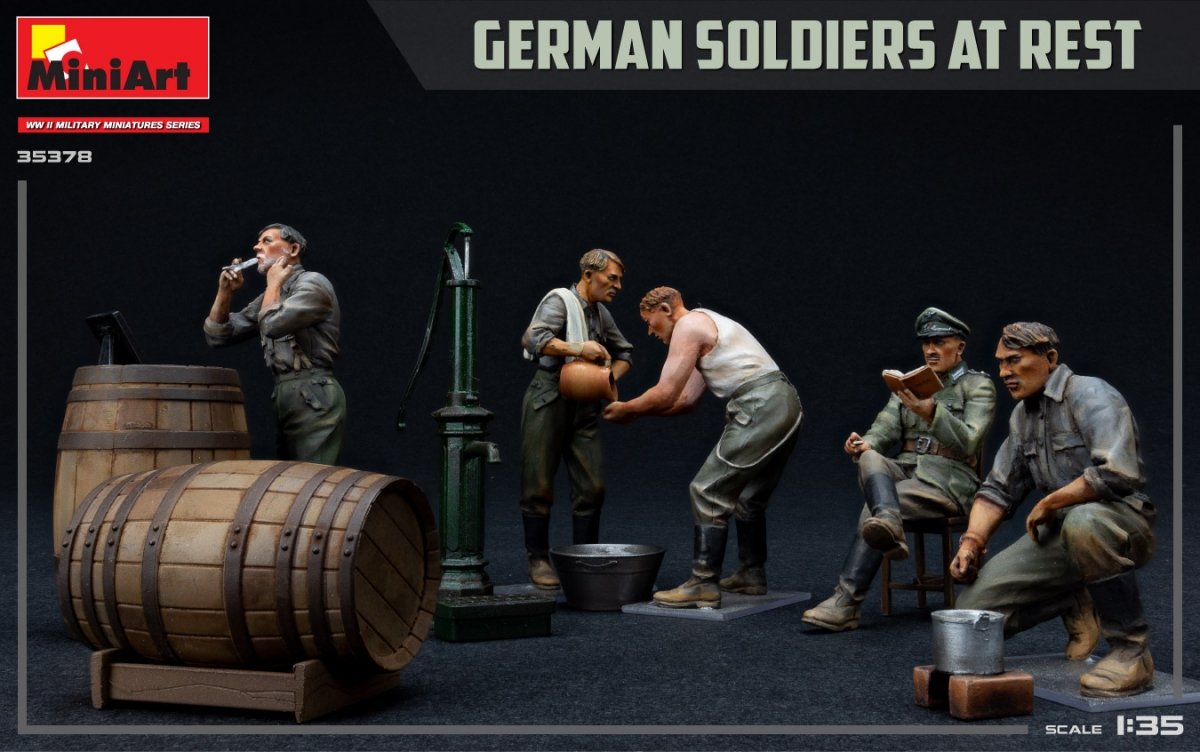 MiniArt 35378 GERMAN SOLDIERS AT REST. SPECIAL EDITION 1/35 – image 2