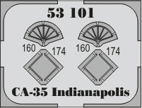 Eduard 53101 USS CA-35 Indianapolis ACADEMY 1/350 – image 3