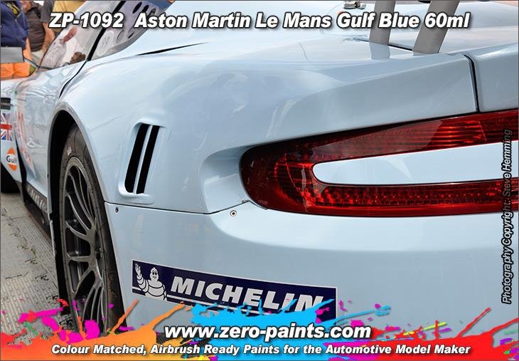 Zero Paints ZP-1092 Aston Martin Le Mans Gulf Blue Paint 60ml – image 5