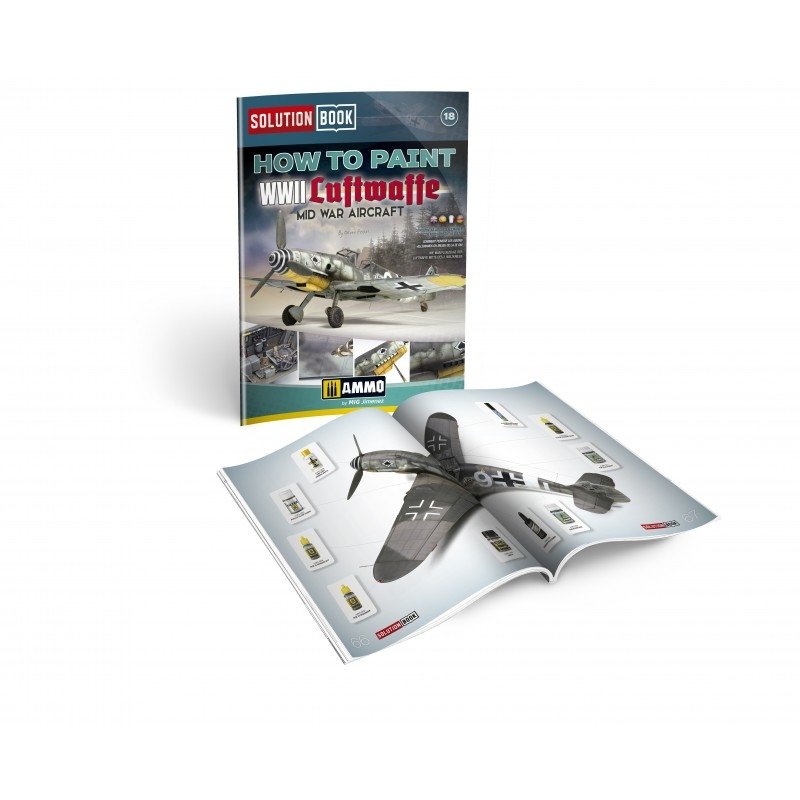 AMMO of Mig Jimenez 7726 SOLUTION BOX – WWII Luftwaffe Mid War Aircraft – zdjęcie 5