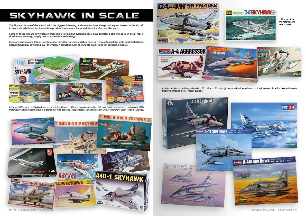 AK-Interactive AK2939 ACES HIGH MONOGRAPHIC SERIES: SKYHAWK (English / Spanish) – zdjęcie 2