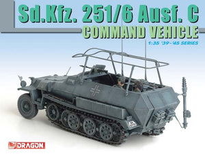 Dragon 6206 Sd.Kfz. 251/6 Ausf. C Command Vehicle 1/35 – zdjęcie 5